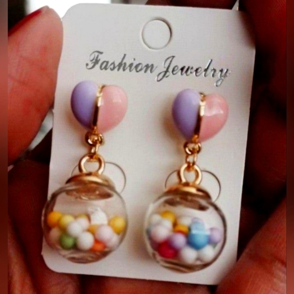 Jewelry - Gumball Candy Dangle Earrings